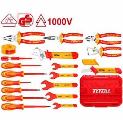 طقم عدة معزول 19 قطعة من TOTAL Bashiti Hardware